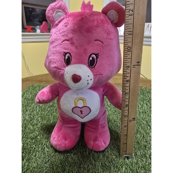 Care Bears Secret Bear 2016 Pink Plush Kelly Toys Damage On Bottom Of One Foot - Picture 4 of 15